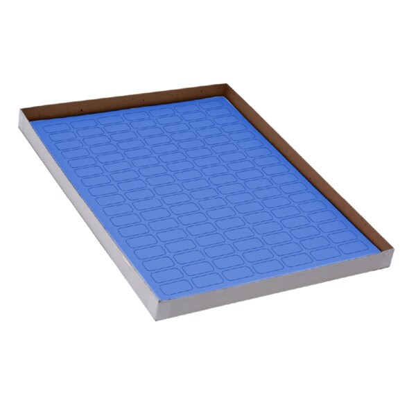 Cryo Label Laser Sheets  24x13mm for 0.5ml Tubes Blue